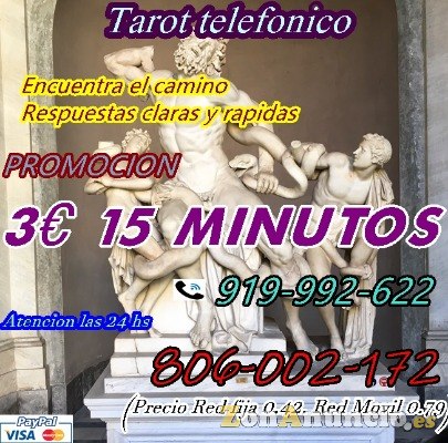 tarot Sofía Galván 3 euros los 15 min.